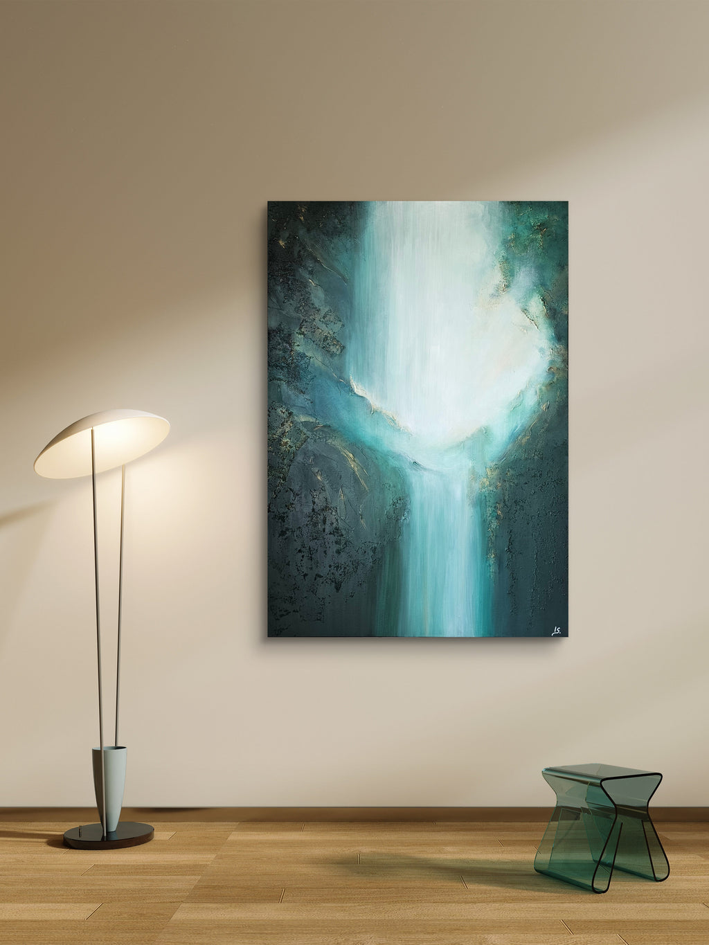 Abstract painting by Irmina Sereikiene