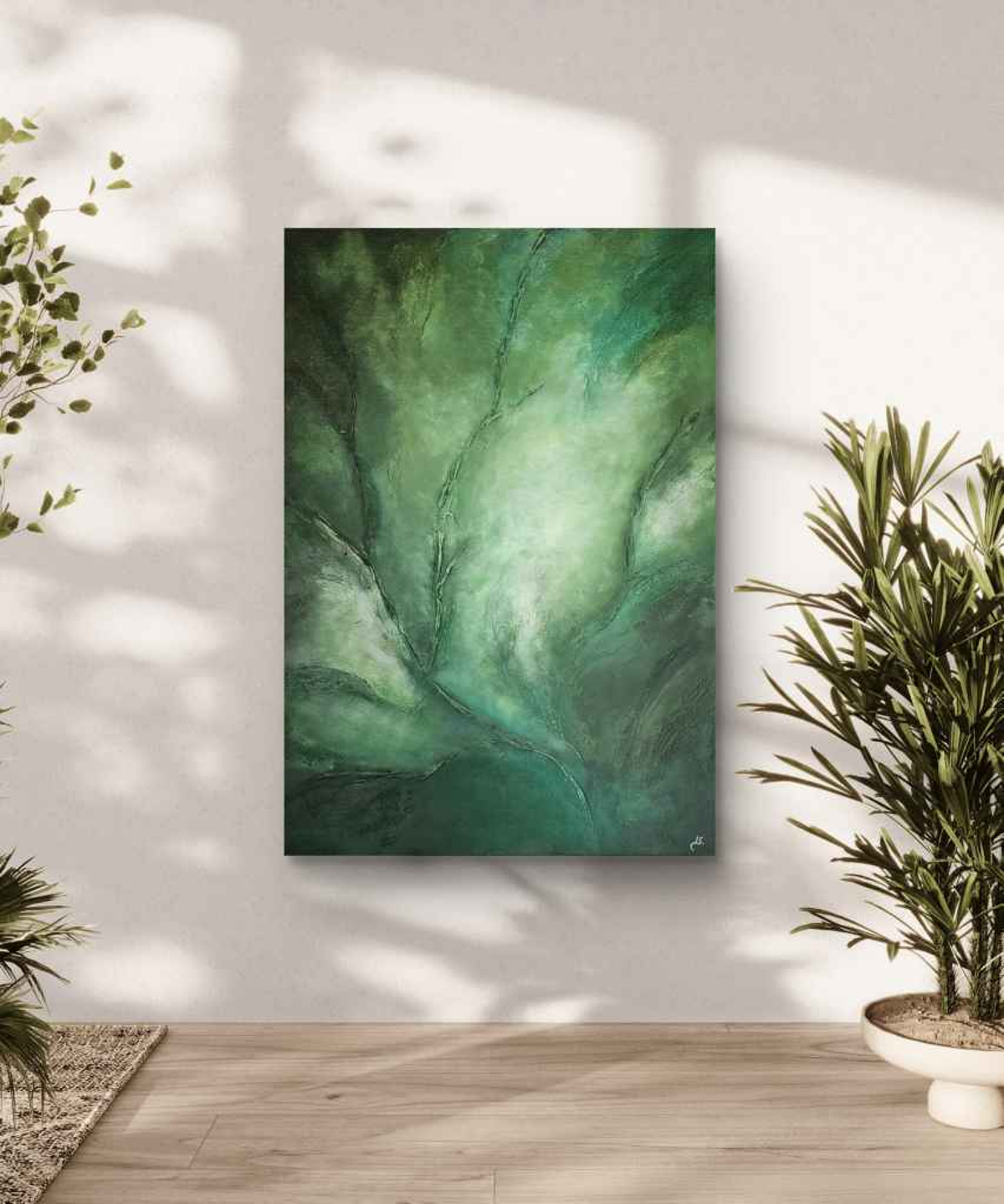 Abstract painting by Irmina Sereikiene