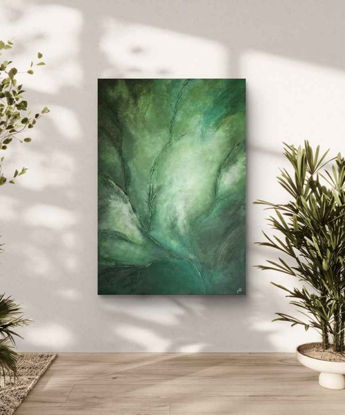 Abstract painting by Irmina Sereikiene