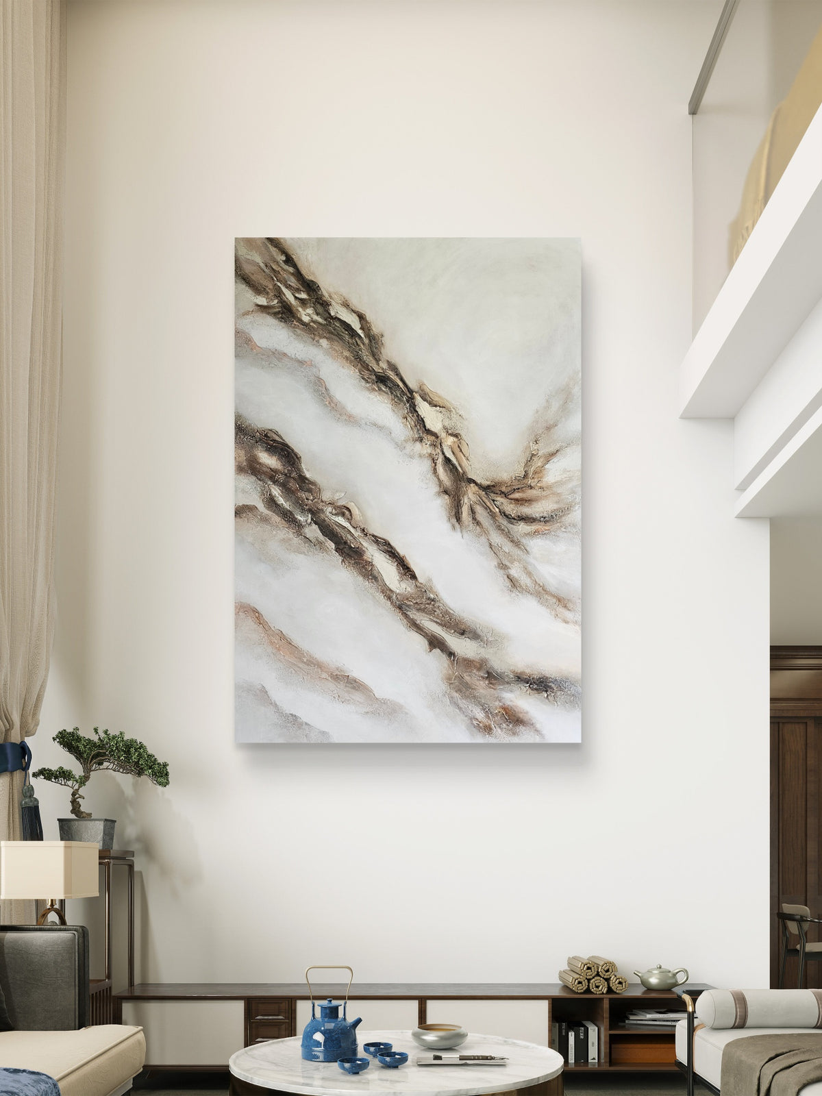 Abstract painting by Irmina Sereikiene