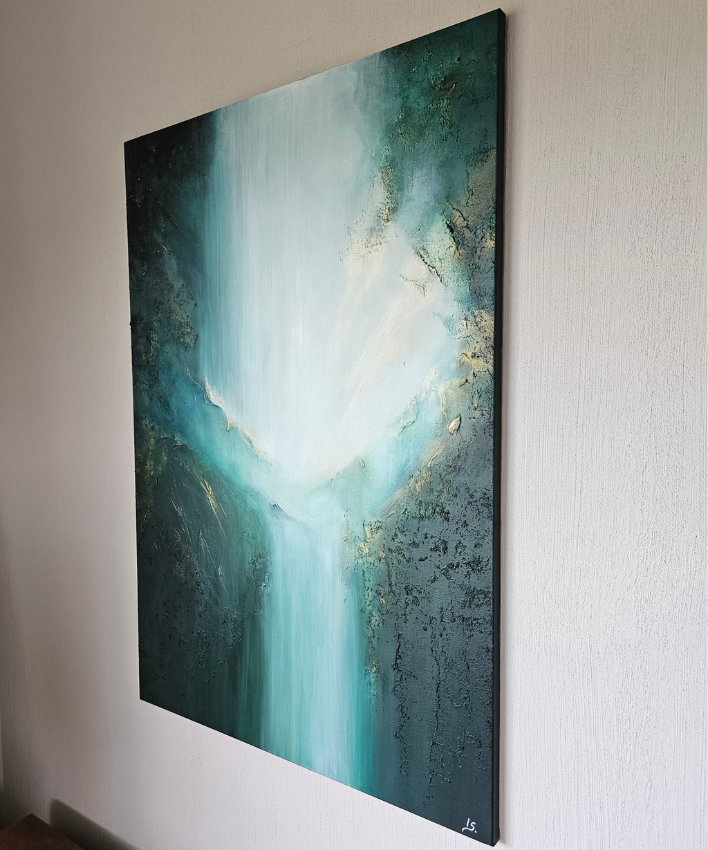 Abstract painting by Irmina Sereikiene